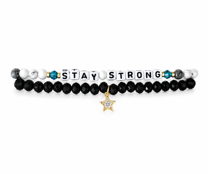Stay Strong Friendship Bracelet Gift Set