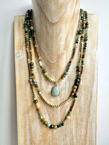 Forest Layered Necklace