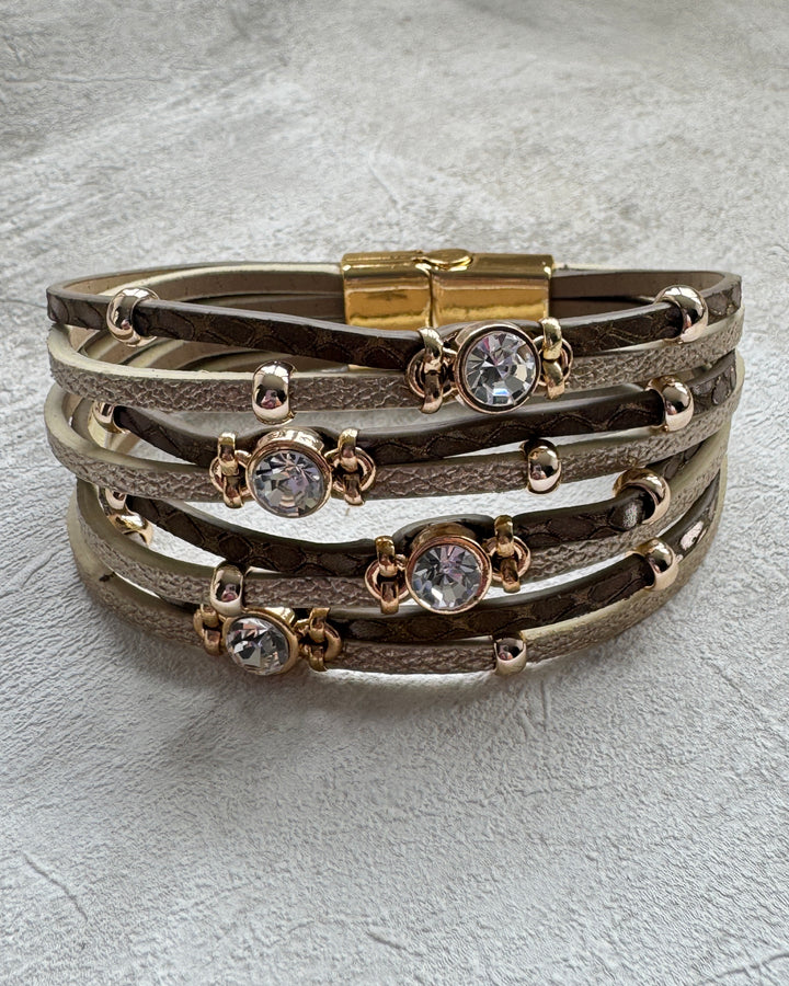The Uma Boho Sparkle Cuff Bracelet