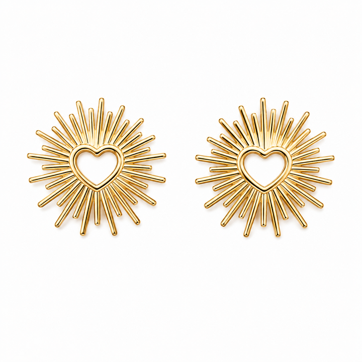 Gold Loveburst Earrings
