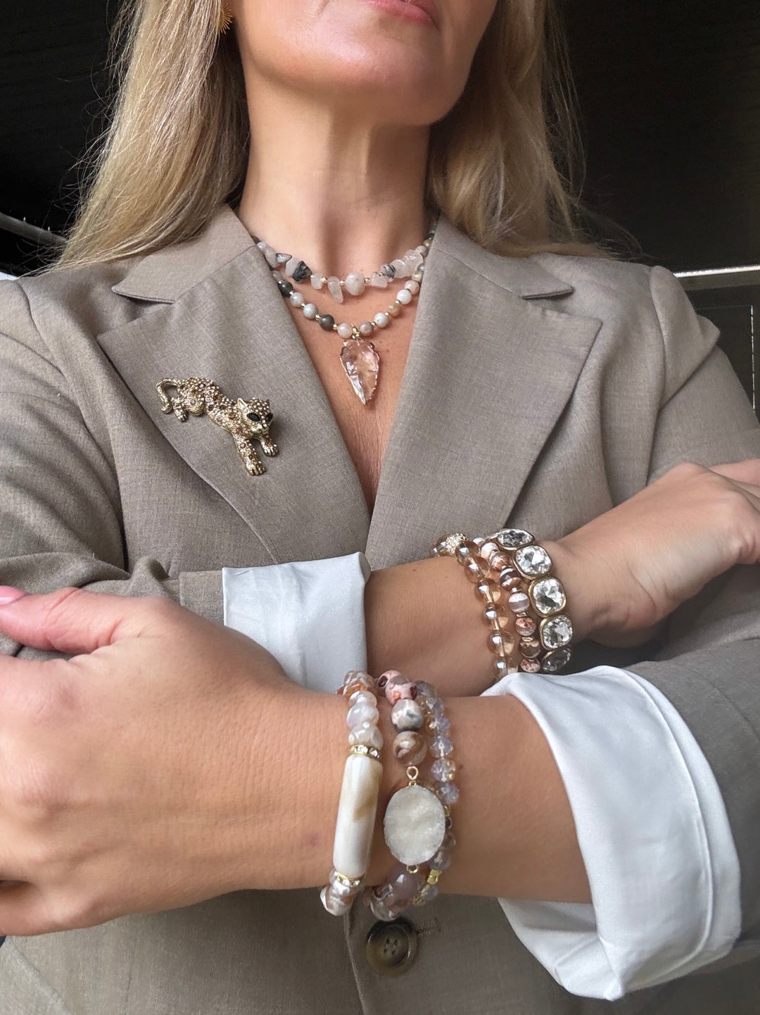 The Brown Cheetah Brooch