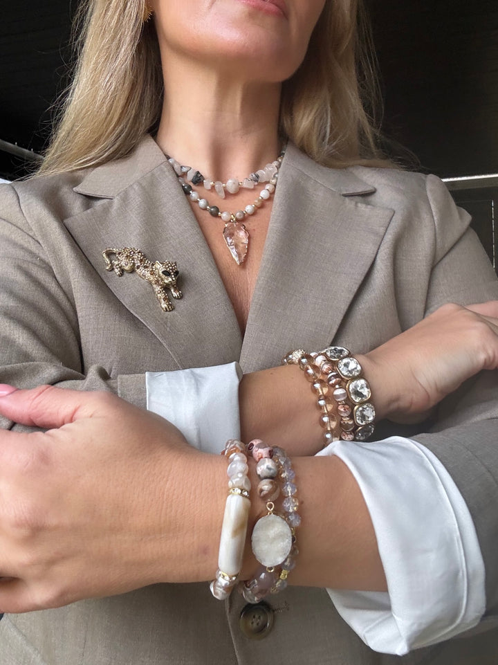 The Brown Cheetah Brooch