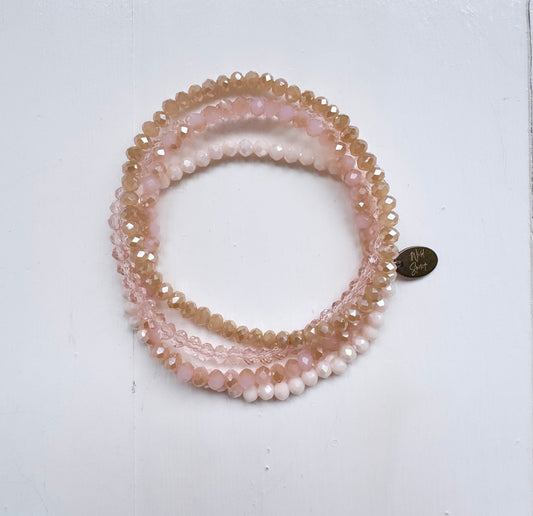 Mimi Bracelet Set - Pink