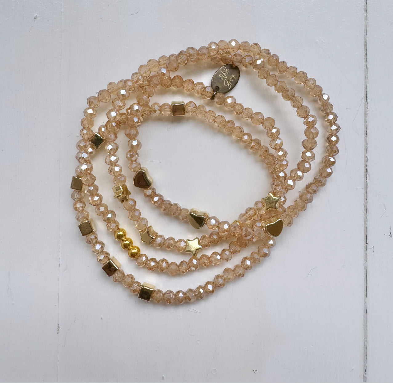 Mimi Star Bracelets - Blush