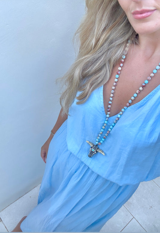 The Buffy Necklace - Blue Mix