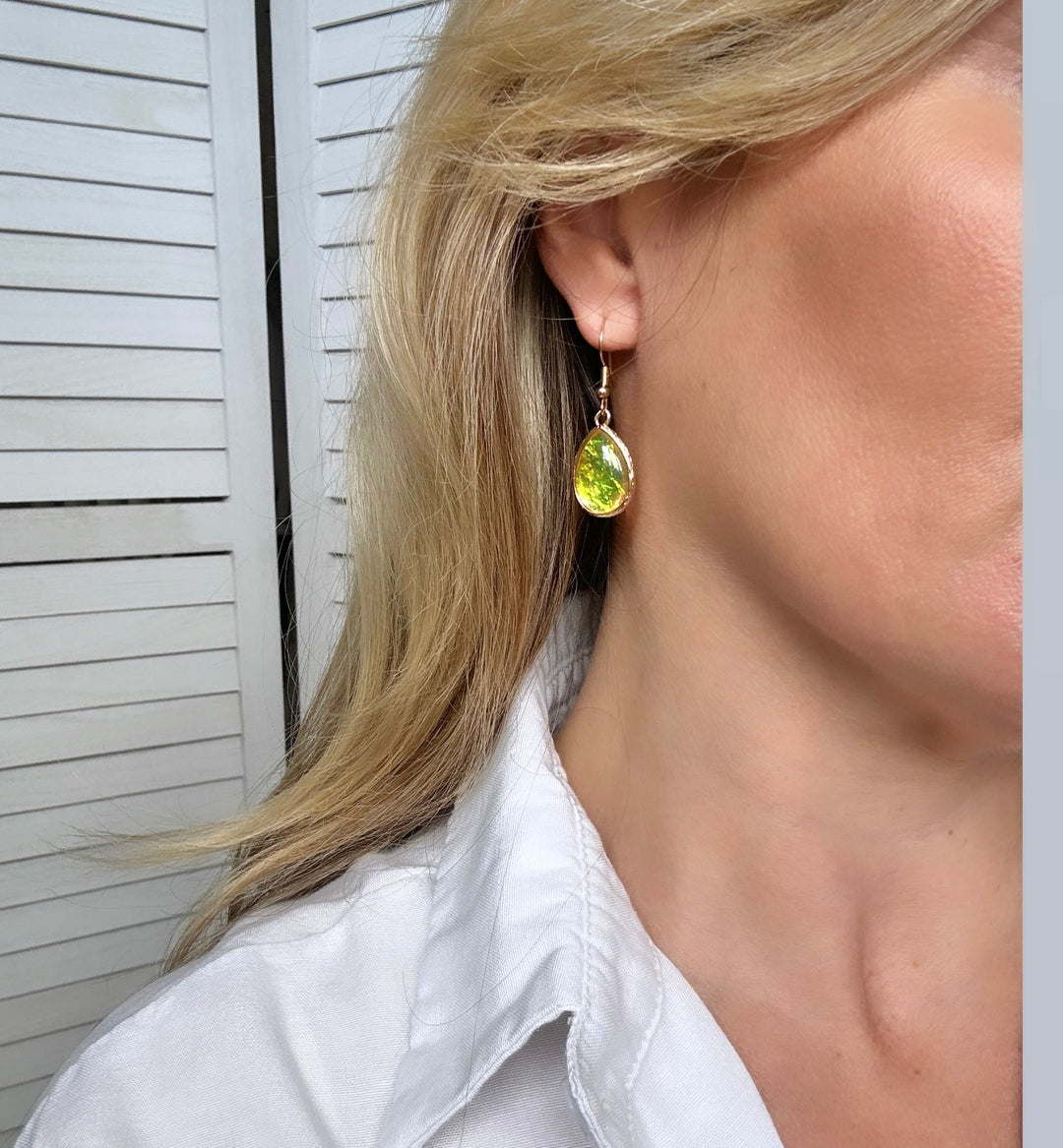 Honey ‘Olive’ Earrings