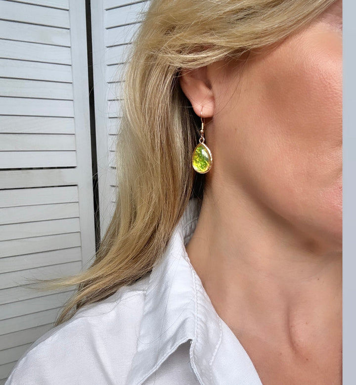 Honey ‘Olive’ Earrings