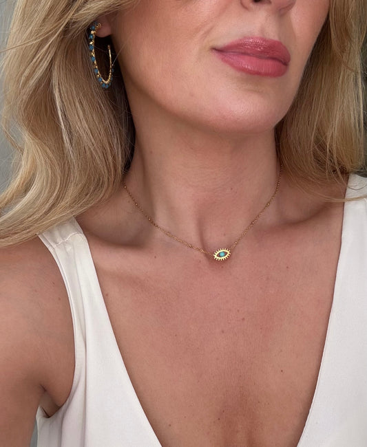 Isla Evil Eye Necklace