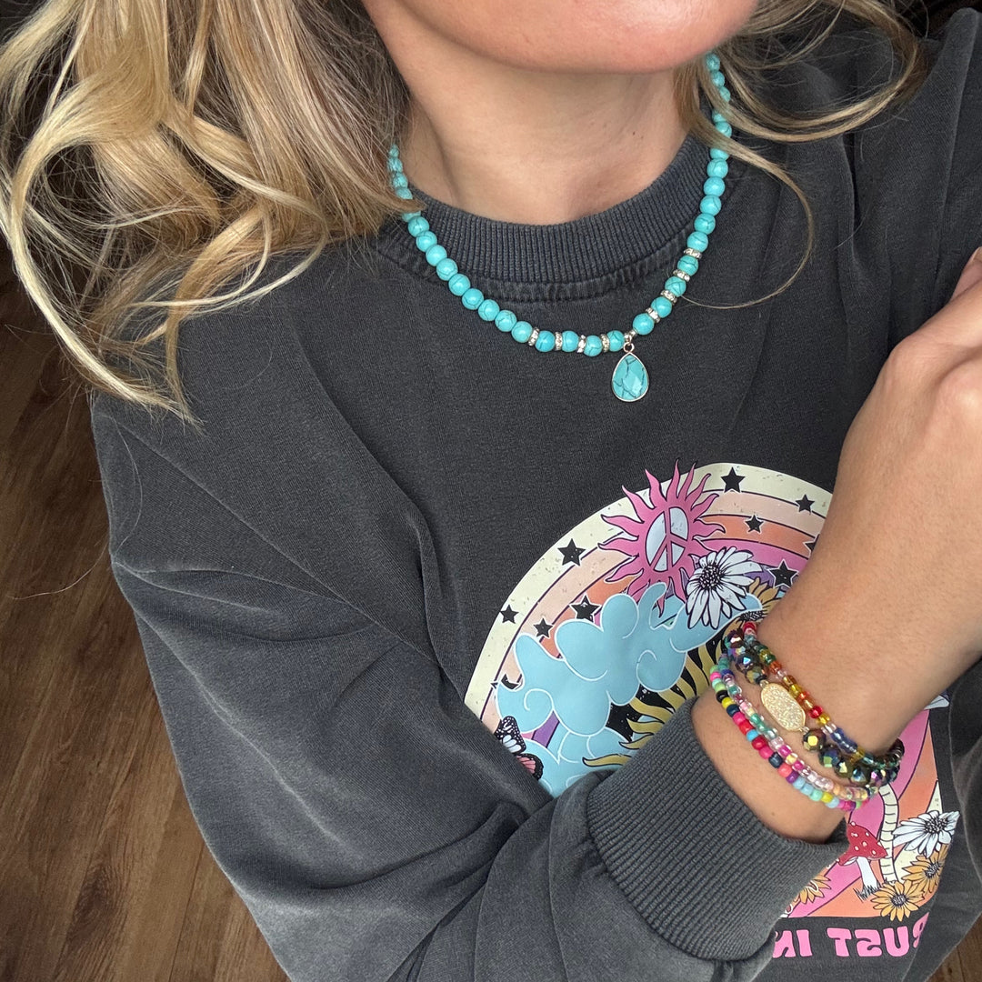 The ‘Noa’ Blue Necklace