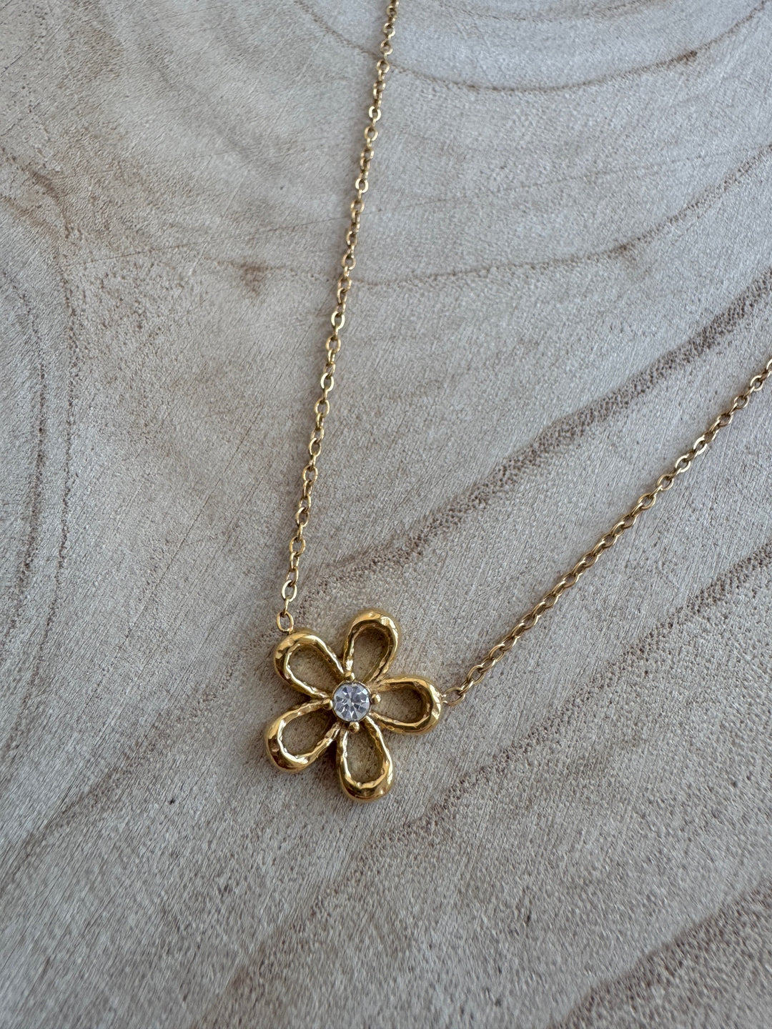 Blossom Flower Gold Chain Necklace
