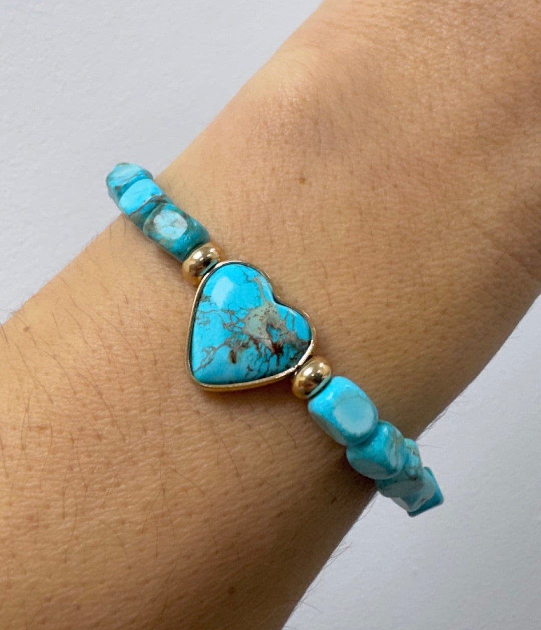 Blue Heart Jasper Bracelet