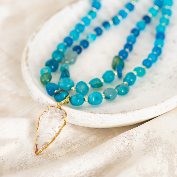The Blue Athena Necklace