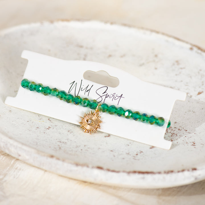 The Green Eye Twilight Charm Bracelet