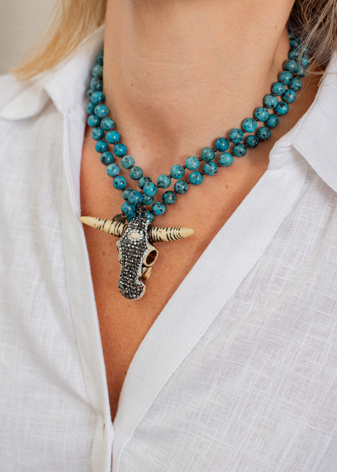 The Teal Buffy Necklace