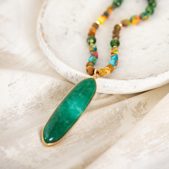 The Green Mix Selena Necklace