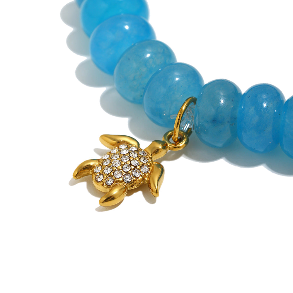 Blue Turtle Sunkissed Charm Bracelet