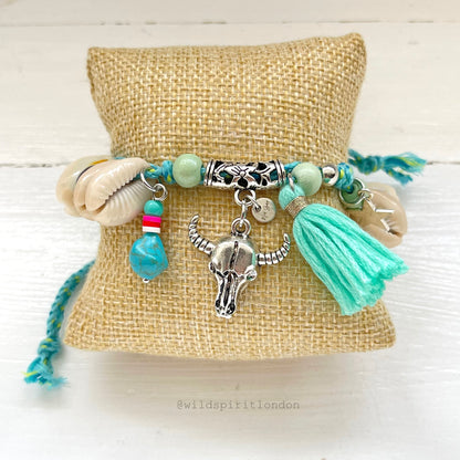 Blue Charm Bracelet/Anklet