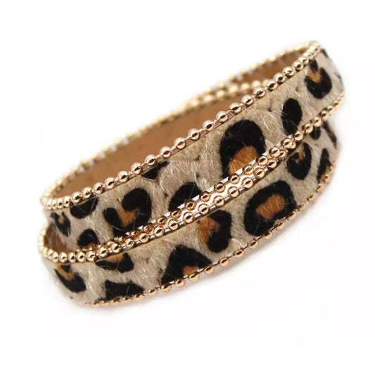 Leopard Wrap Bracelet