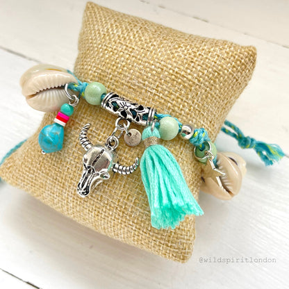 Blue Charm Bracelet/Anklet